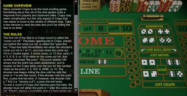 Craps Betsoft: Regeln