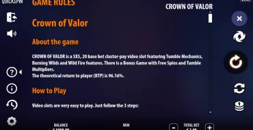 Crown of Valor: Regeln