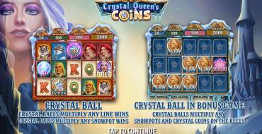 Crystal Queen’s Coins: Video-Spielautomat mit dem Thema Eiskönigin