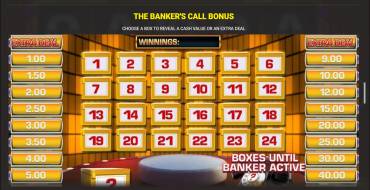 Deal or no Deal: The Banker's Call: Bonus Spiele