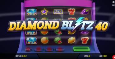 Diamond Blitz 40: Spielautomat