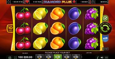 Diamond Plus: Spielautomat