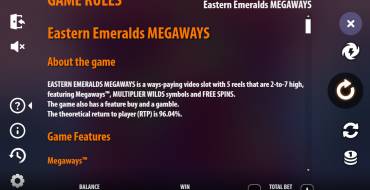 Eastern Emeralds MEGAWAYS: Regeln