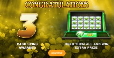 Emerald Bounty 7s Hold and Win: Bonus Spiele