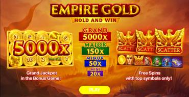 Empire Gold: Hold and Win: Einzigartige Merkmale