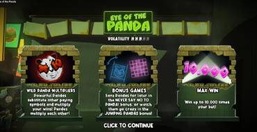 Eye of the Panda: Einzigartige Merkmale