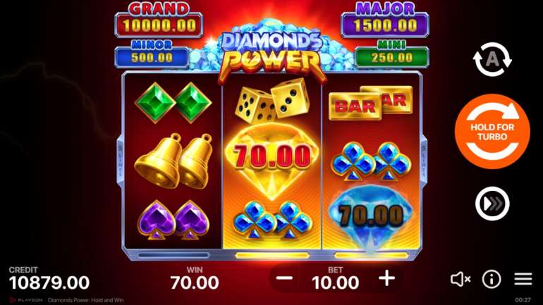 Diamonds Power: Halten und Gewinnen