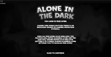 Fear the Dark: Gratis-Spins