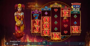 Fire and Roses Joker: Gratis-Spins