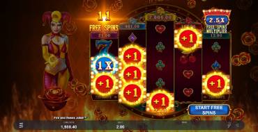 Fire and Roses Joker: Gratis-Spins