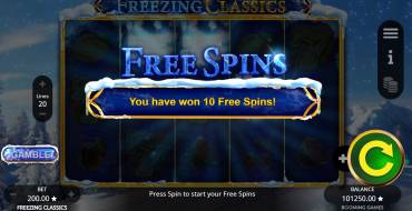 Freezing Classics: Gratis-Spins