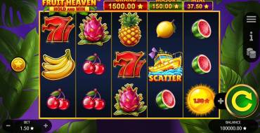 Fruit Heaven Hold And Win: Spielautomat