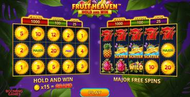 Fruit Heaven Hold And Win: Einzigartige Merkmale