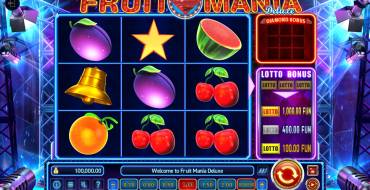 Fruit Mania Deluxe: Spielautomat