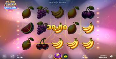 Fruit Vegas Extreme X125: Gewinne