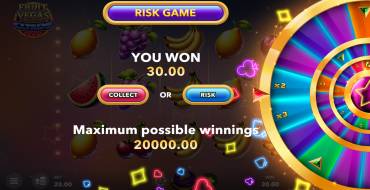 Fruit Vegas Extreme X125: Risiko-Spiel