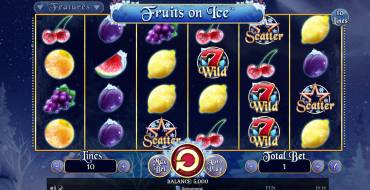 Fruits on Ice: Spielautomat