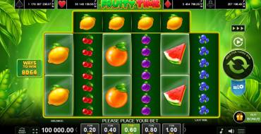 Fruity Time: Spielautomat