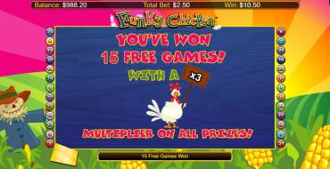 Funky Chicken: Gratis-Spins