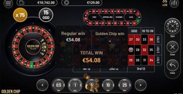 Golden Chip Roulette: Eigenschaften