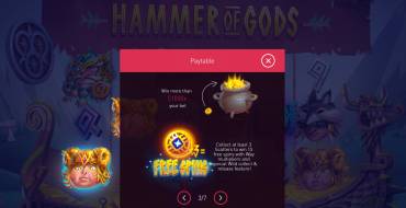 Hammer of Gods: Auszahlungstabelle