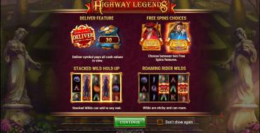 Highway Legends: Einzigartige Merkmale