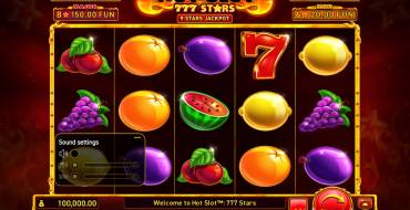 Hot Slot: 777 Stars: Spielautomat