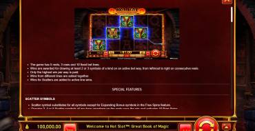 Hot Slot: Great Book of Magic: Regeln