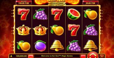 Hot Slot: Magic Bombs: Spielautomat