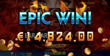 Hot to Burn – 7 Deadly Free Spins: Gewinne