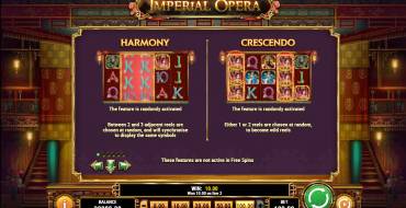 Imperial Opera: Bonus Spiele