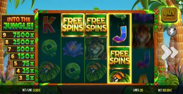 Into The Jungle Bonus Buy: Gratis-Spins