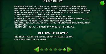 Into The Jungle Bonus Buy: Regeln