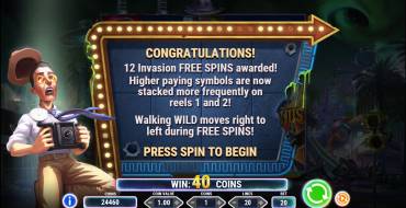 Invading Vegas: Gratis-Spins