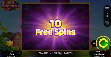 Jam Bonanza: Gratis-Spins