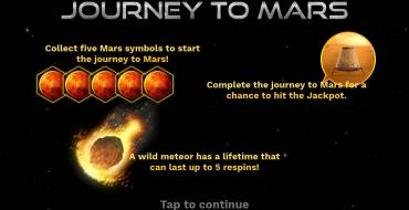 Journey to Mars: Spielautomat