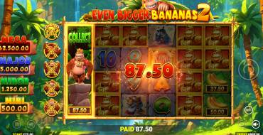 King Kong Cash Even Bigger Bananas 2: Gewinne