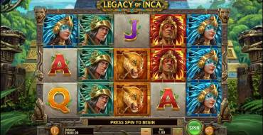 Legacy of Inca: Spielautomat