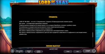 Lord Of The Seas: Regeln