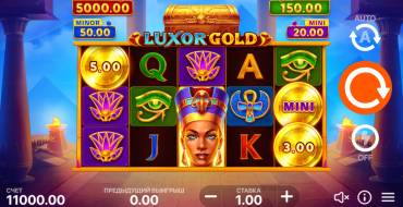 Luxor Gold: Hold and Win: Gestaltung