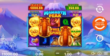 Mammoth Peak: Hold and Win: Spielautomat