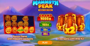 Mammoth Peak: Hold and Win: Einzigartige Merkmale