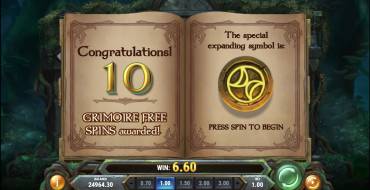 Merlin’s Grimoire: Gratis-Spins