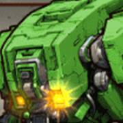 Metal Frontiers: Grüner Roboter