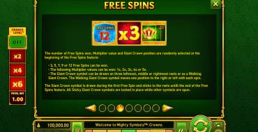 Mighty Symbols: Crowns: Freespins und/oder Respins