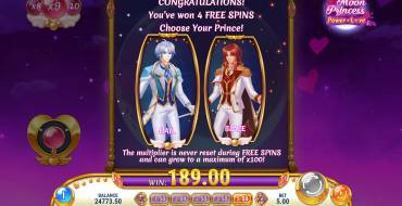 Moon Princess Power of Love: Gratis-Spins