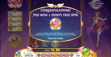 Moon Princess Trinity: Gratis-Spins