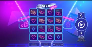 Neon Light Fruits: Gestaltung