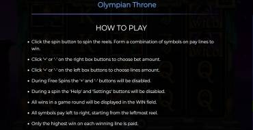 Olympian Throne: Regeln