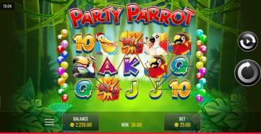 Party Parrot: Besondere Symbole